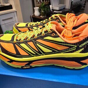 Hoka One One Mafate Speed 2 Electric Tangerine Mens Size 10 Sneakers Shoes NEW